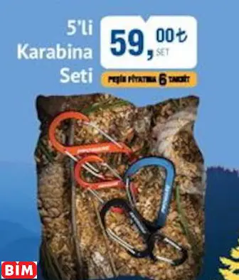 5’Lİ KARABİNA SETİ